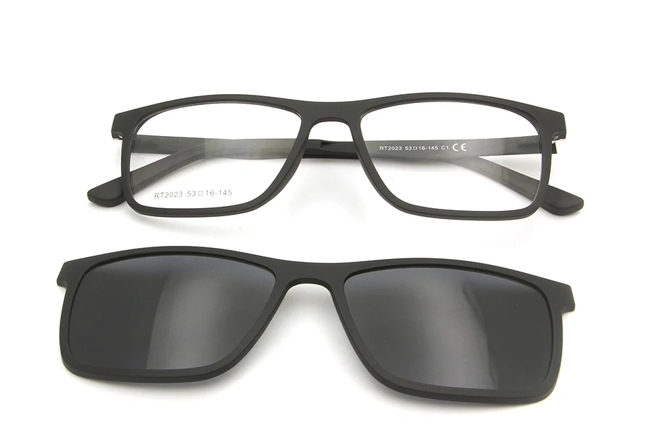 Ультра-светильник, титановая оправа для очков Ultem, оптическая оправа для мужчин и женщин, очки с магнитным поляризованным зажимом, очки UV400