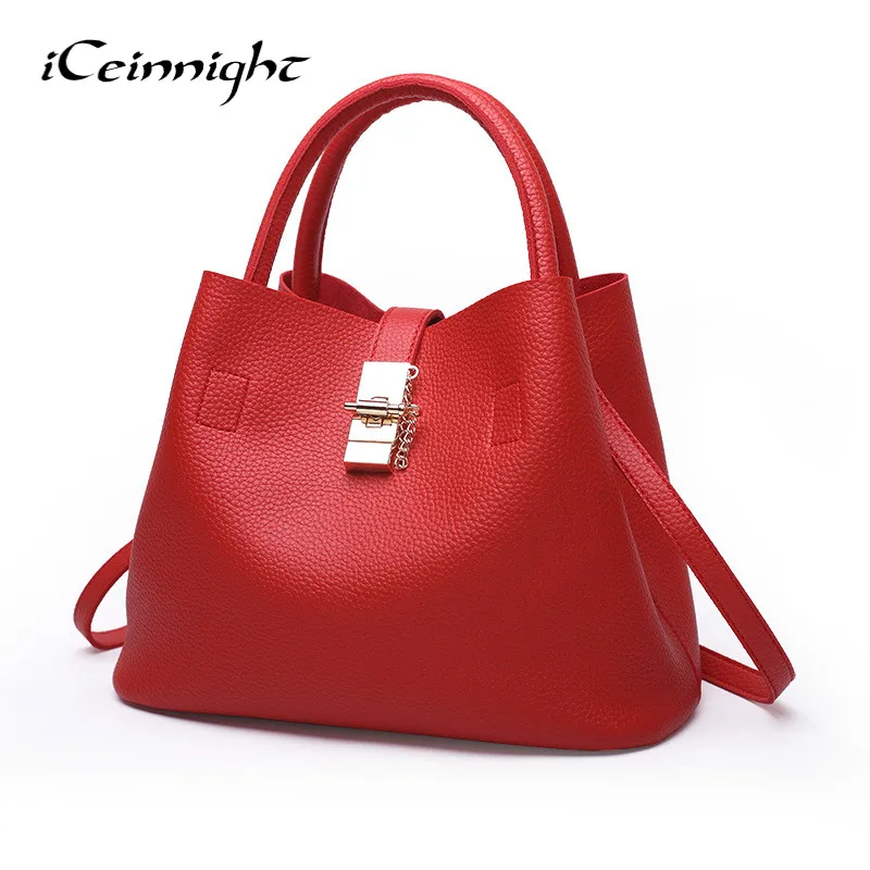 

iCeinnight Free Shipping Luxury Handbag Women Bags Designer Brand Famous Shoulder Female Vintage Shoulder Bag Fashion Messenger