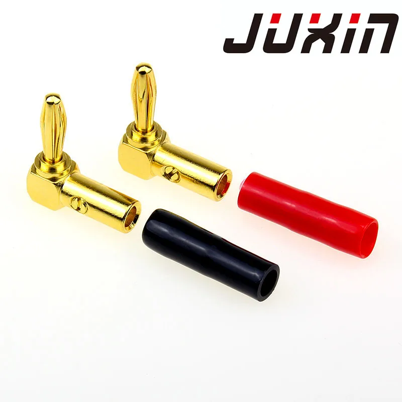 4 шт. разъём для аудиоадаптера 90 градусов|90 degree cable connector|90 plug adapter90 connector |