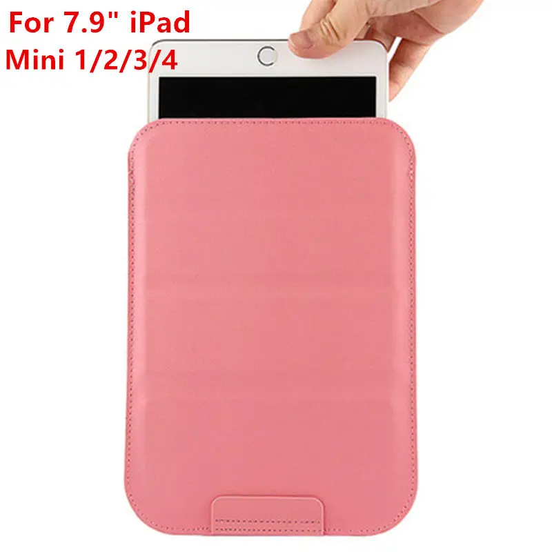 Ультратонкий кожаный чехол-подставка для планшета для iPad mini 5 2 3 4 7," iPad Air 1/2 Pro 9,7 10,5" дюймов Чехол чехол - Цвет: pink mini1234