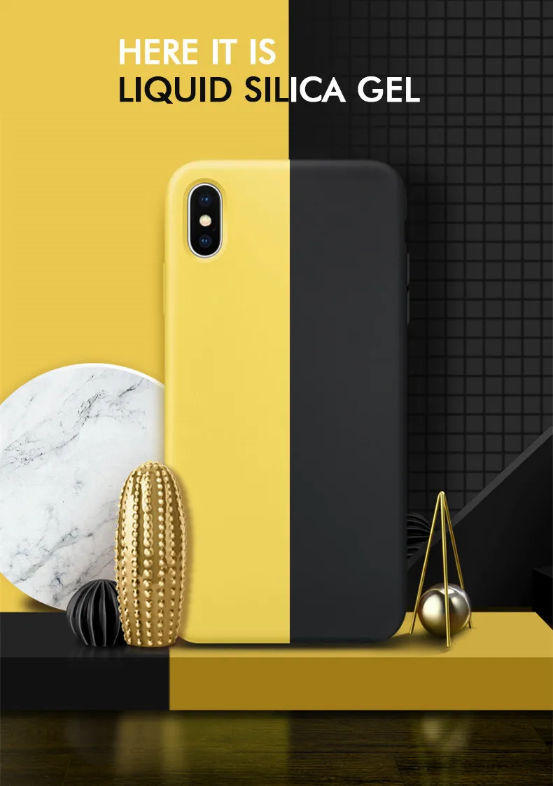 Мягкий Летний жидкий силиконовый чехол для iPhone X XR XS Max 8 7 6 6S Plus 11 Pro резиновый противоударный чехол защитный чехол s