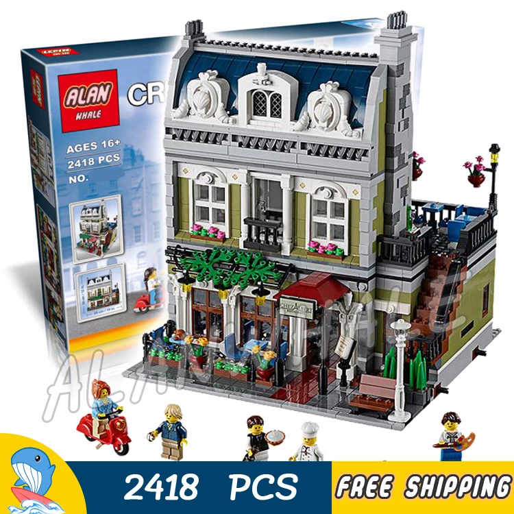 

2469pcs Creator Expert Parisian Restaurant Construct 30007 Model Modular Building Blocks Toys Bricks Hotel Compatible With lago