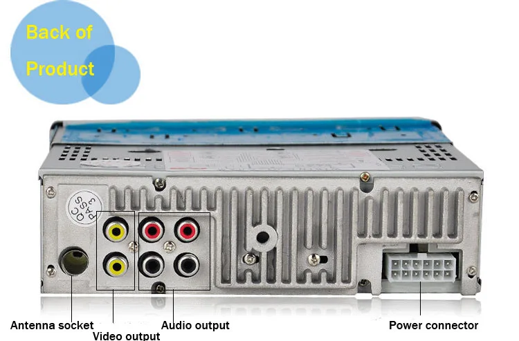 60 Вт x 4 автомобиль радио стерео проигрыватель Bluetooth 1 Din AUX-IN MP3 FM/USB 12 V автомобильный аудио электроника для Авто Автомобильное FM радио, аудио и видео