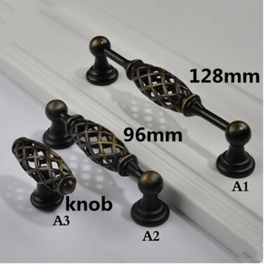 128mm Retro Fashion Bronze Birdcage Furniture Handles Kitchen 128mm Retro Fashion Bronze Birdcage Furniture Handles Kitchen Cabinet Drawer Pull Antique Br Dresser Handle 96mm In Pulls From Home