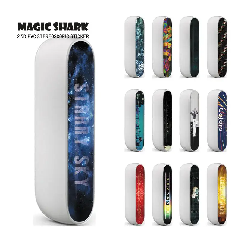 

Magic Shark 2.5D PVC No Fade Starry Sky Snowflake Light of Hope Fashion Sticker Film for IQOS 3 IQOS3 3.0 478-493