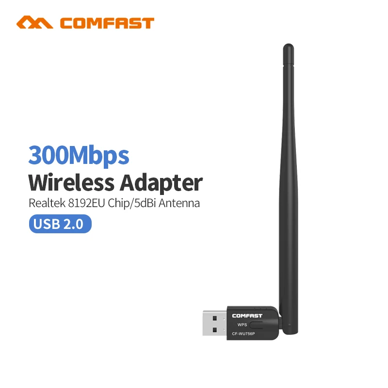 300M Usb Wireless Lan Adapter Wifi 802.11N G B Antenna