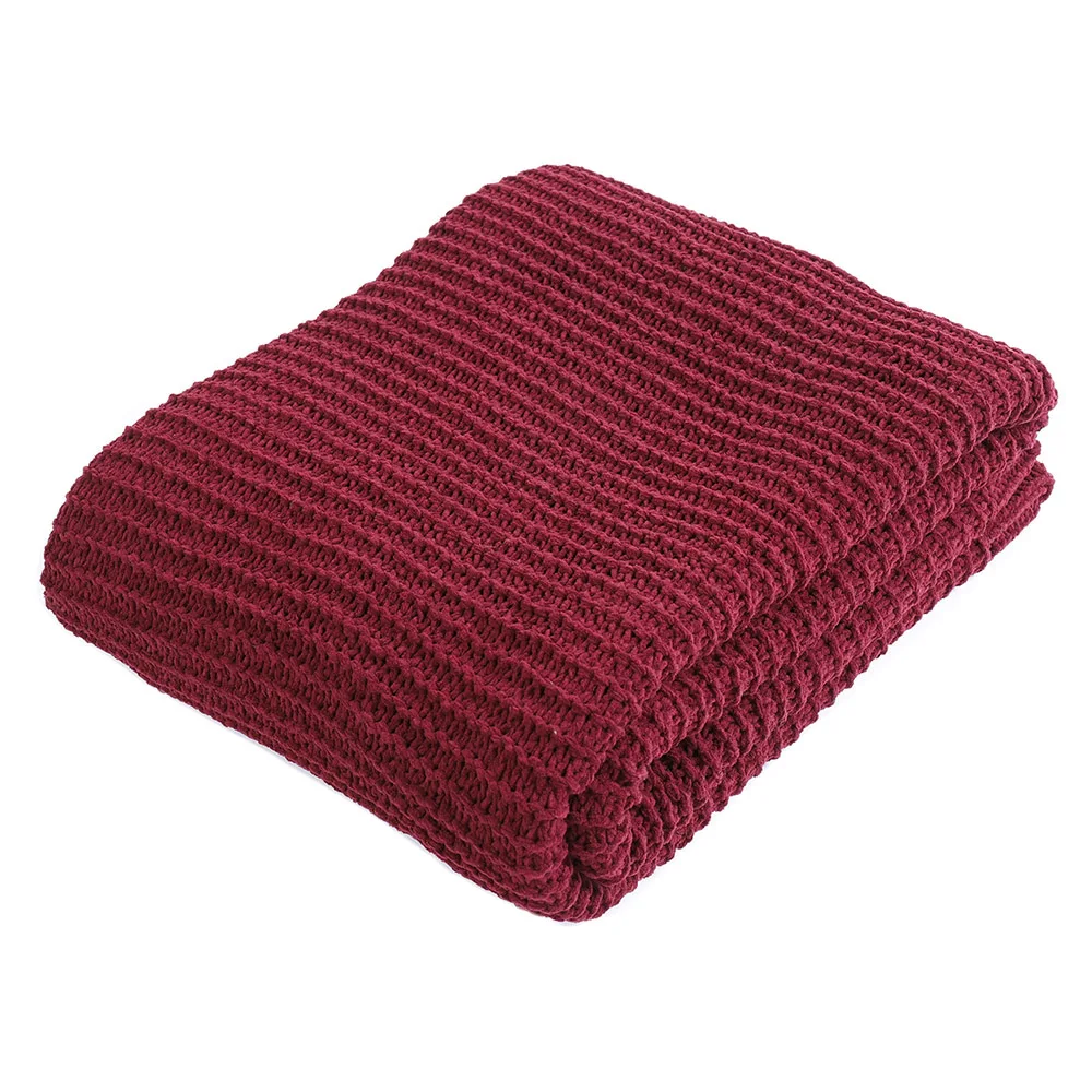 Battilo Chenille Тканое одеяло 50 &quotx 60&quot двустороннее мягкое теплое дышащее для кровати