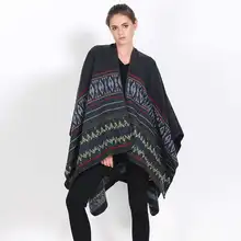 Winter Autumn Women Scarf Luxury Brand Vintage Cashmere Pashmina Ladies Tartan Foulard Mujer 2016 YJWD796