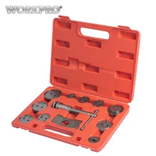WORKPRO 12PC Car Repair Tool Set for Brake Cylinder Auto Disc Brake Caliper Wind Back Tool Kits
