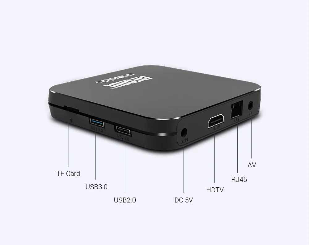 MECOOL KM9 برو الروبوت 9.0 التلفزيون مربع Amlogic S905X2 4G DDR4 32G ROM 4 K جوجل معتمد الروبوت 9 ATV مربع التلفزيون الذكية التحكم الصوتي