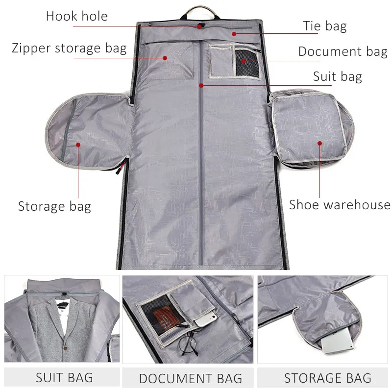 Многофункциональные мужские дорожные сумки, мужская сумка, портативные дорожные сумки для мужчин, Большая вместительная сумка через плечо, рюкзак для костюма