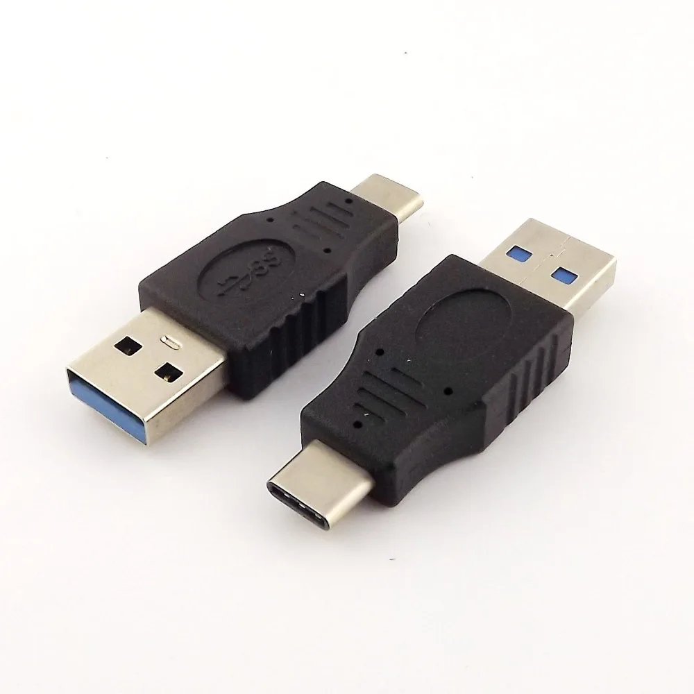 20x USB 3,0 A папа к USB 3,1 Тип C штекер синхронизация источник питания данных штекер к Мужской адаптер конвертер Черный