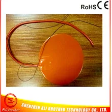 Силиконовый резиновый 3d принтер нагреватель 120 в 500 Вт диаметр 320*1,5 мм клейкий 1 сторона 100 к термистор 500 мм свинцовый провод XD-H-D-1284