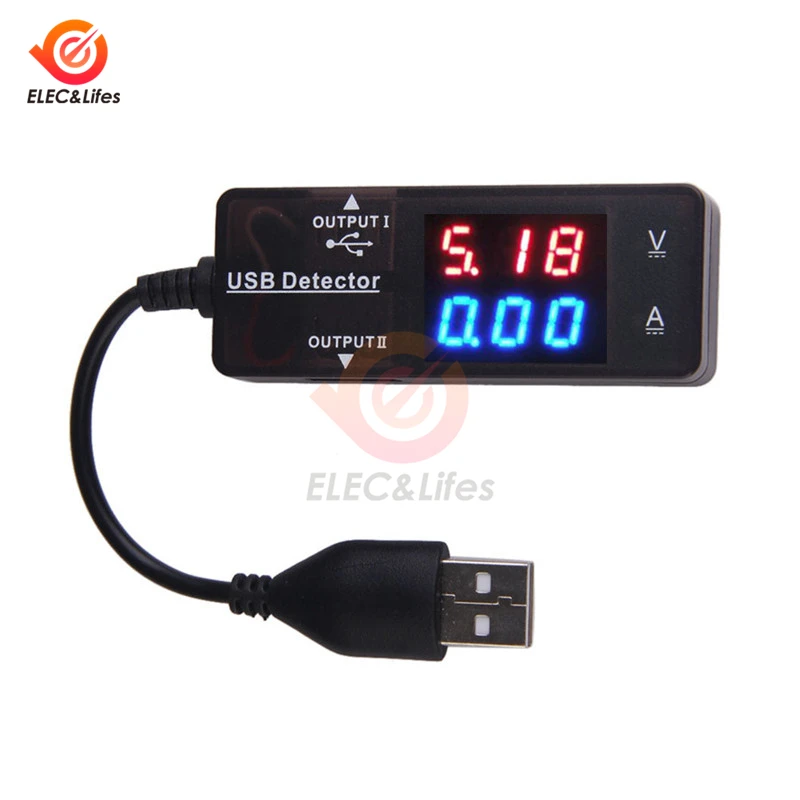 

Mini LED Digital Voltmeter Ammeter USB Tester Voltage Current Meter Charger 0.28 Inch USB Charger Doctor Tester Power Detector