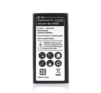 

For Galaxy 3500mah Phone Replacement Battery For Samsung Galaxy S5 i9600 Backup Rechargeable Li ion Bateria commercial batteria