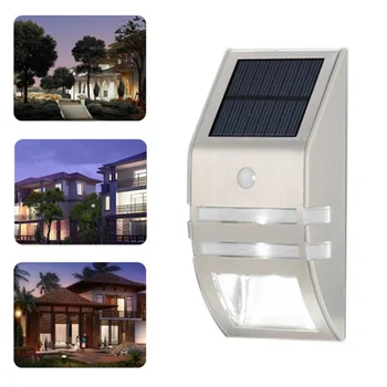 

Solar Power Motion Sensor Outdoor Garden LED Light Lamp Wall Waterproof Path