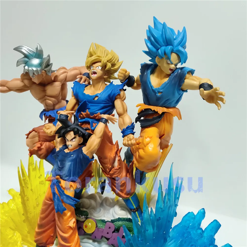 Супер фигурка Dragon Ball Figura Goku ультра инстинкт Saiyan аниме Z модель игрушки DBZ