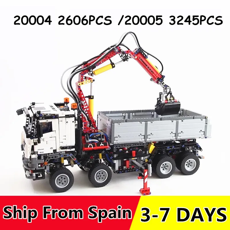 

20004 20005 Technic Series Power Motor Race Car Remote Control Building blocks Brick Compatible with 42043 42009