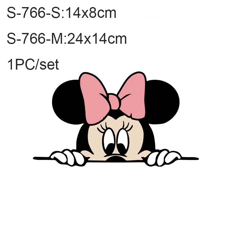 【Mary DAI Store】Sticker Car Body Side Decal Big Size Cute Mickey Mouse Pattern Vinyl Truck Vehicle Full Body Car Styling.