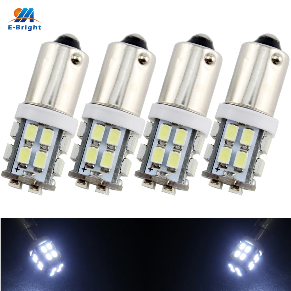 YM E Bright 4 шт. BA9S 20 SMD 1206 T11 T4W светодиодные лампы 12 в автомобильные светодиодных