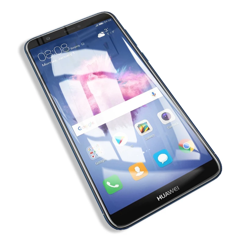 

HOPELF Full Cover Tempered Glass for Huawei P Smart Glass on Screen Protectve Phone Glass for Huawei P Smart Tempered Glass