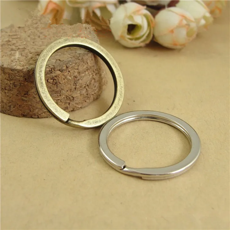 Кольцо брелок для ключей с бронзовым/родиевым покрытием 20 шт./лот|diy keychain|keychain
