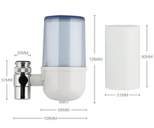  Tap water purifier/Faucet Filter/Tap water Filter/Kitchen water treatment with silver carrying carbon&KDF55 materials to improve 