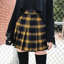 Yellow plaid skirt and blazer zr2 for sale Clearance