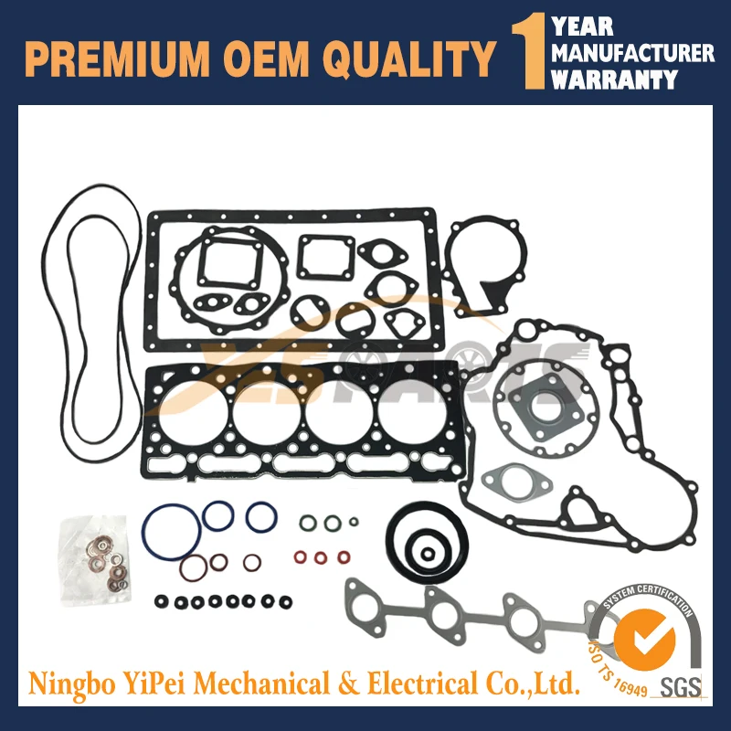 V1505 V1505-E full Gasket kit For Kubota Engine with Head Gasket
