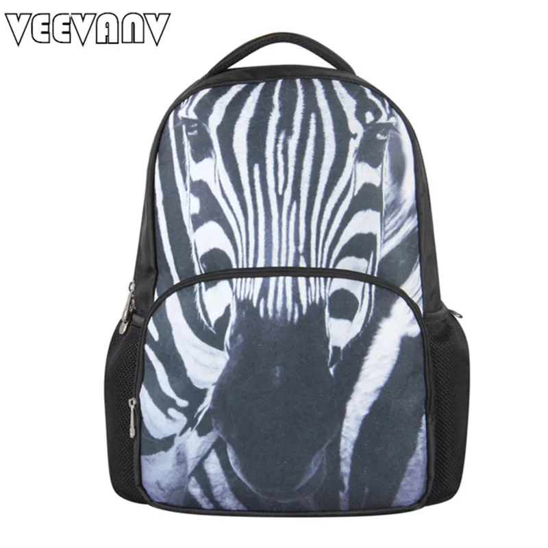 VEEVANV 2017 새로운 디자이너 캐주얼 동물 남성 배낭 아이/어린이 여행 인쇄 가방 노트북 배낭 어깨 가방