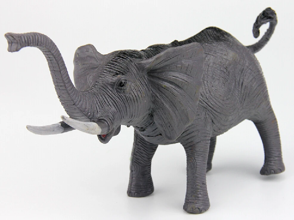 elephants Wild Animal toys Action Figures Model PVC plastic Boys