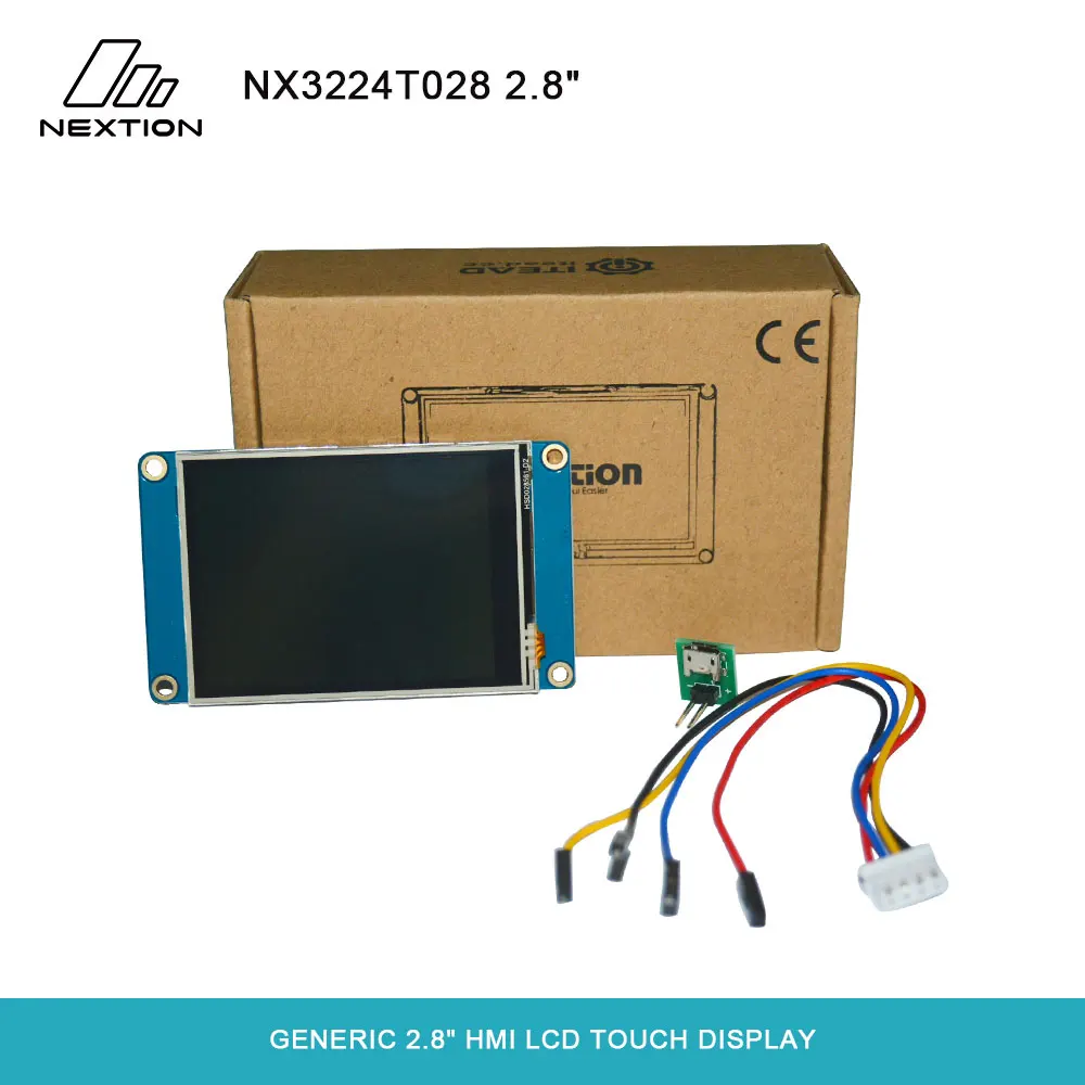 Nextion NX3224T028-2,8 ''HMI умный сенсорный дисплей tft lcd модуль 4-проводной резистивный сенсорный экран Панель для Arduino разработчик