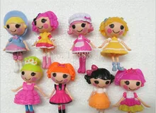 8 pcs/set Mini Lalaloopsy Doll The Bulk Button Eeyes Toys Action Figures Toy For Girl Classic Toys Brinquedos