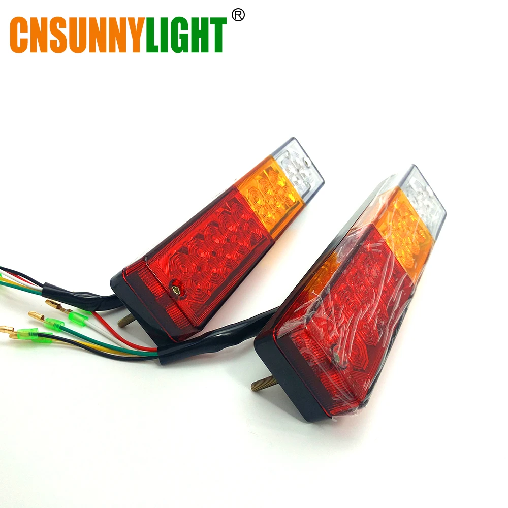 CNSUNNYLIGHT Waterproof 20leds ATV Trailer Truck LED Tail Light Lamp Yacht Car Taillight Reversing Running Brake Turn Lights 12V (1)