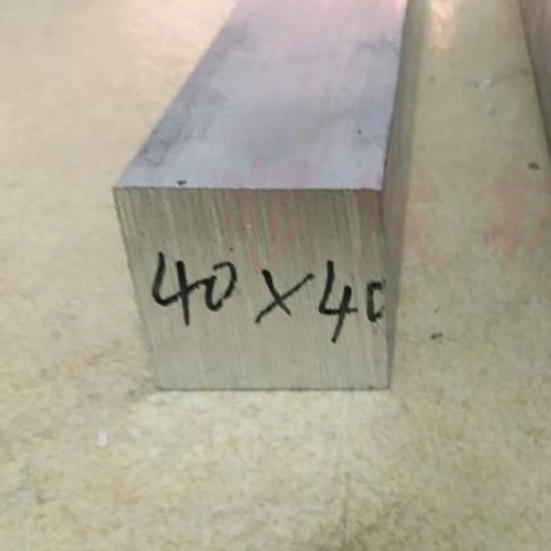 40x40x100 мм длина 6061 Алюминиевая квадратная прямоугольная плоская планка/пластина