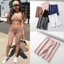 Летние женские спортивные шорты с высокой талией для йоги, бадминтона, для фитнеса бега, шорты, спортивная одежда, леггинсы для тренировок для женщин