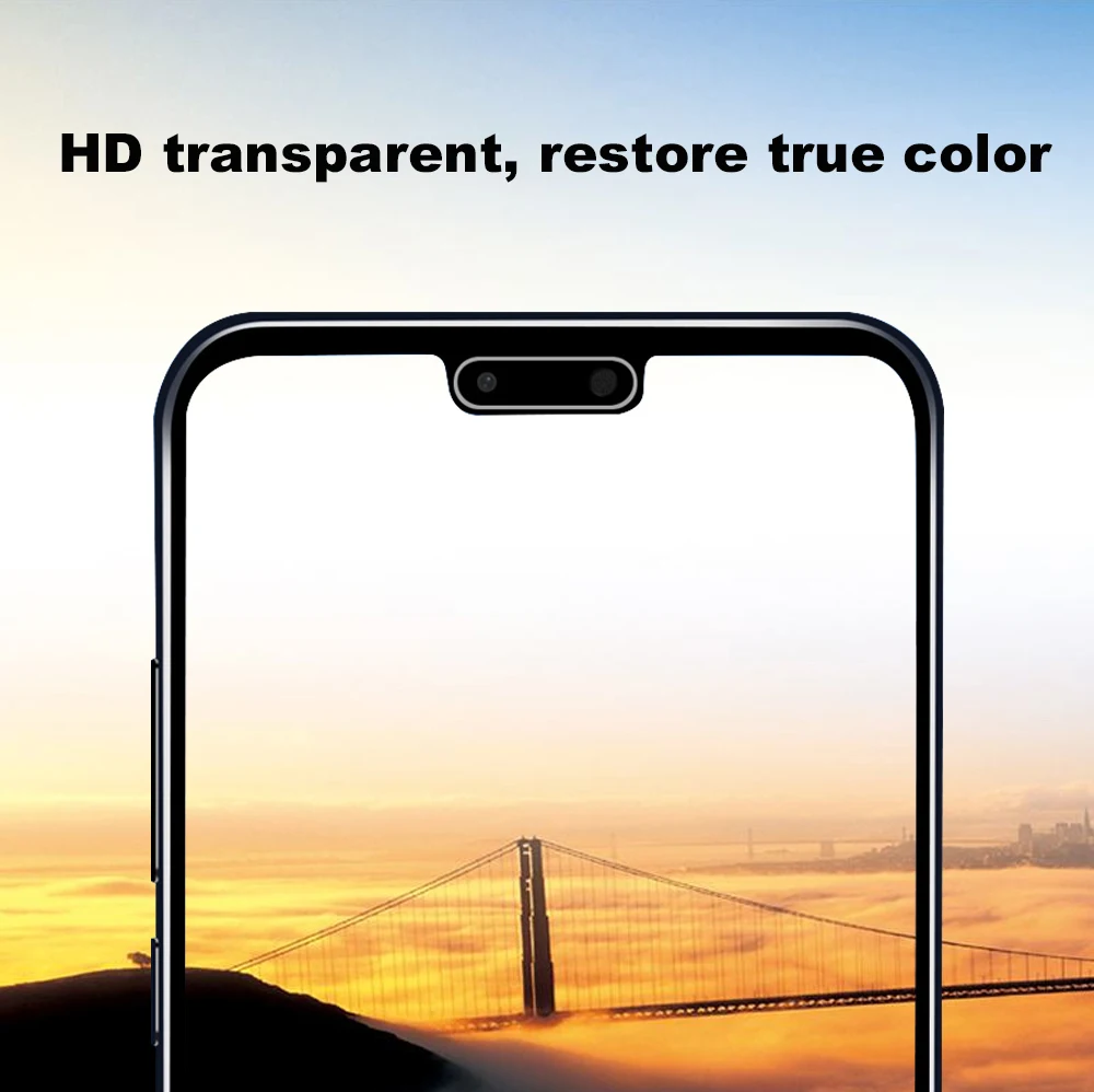 NYFundas Tempered Glass For Huawei P20 Pro P9 Lite P8 2017 Honor 10 Screen Protector 5D Full Cover Film verre tremp Protection (7)