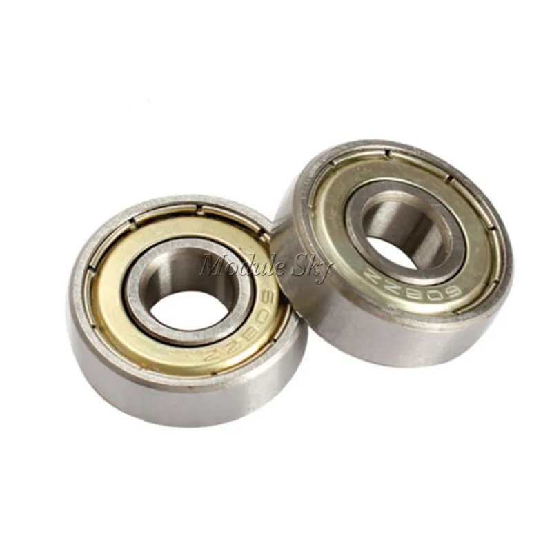 

5Pcs 608ZZ 8X22X7 Miniature Radial Bearings Deep Groove Radial Ball for 3D printer