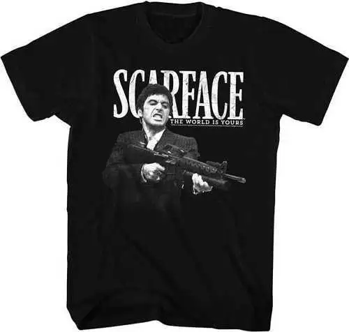 Scarface футболка крутая Повседневная мужская Унисекс Новая модная Бесплатная