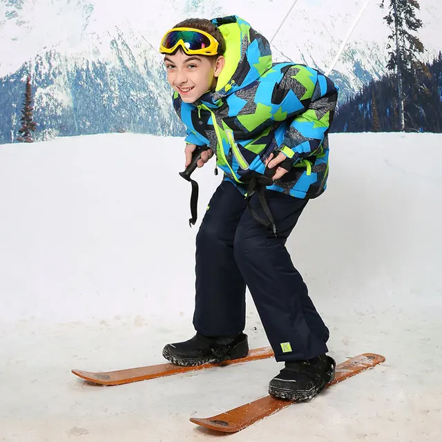 Brand New Children's Ski Suit Ski Jacket and Pant Kids Boys Snowboard Set Snowboard Jacket Outdoor Winter Thermal Coat and pant