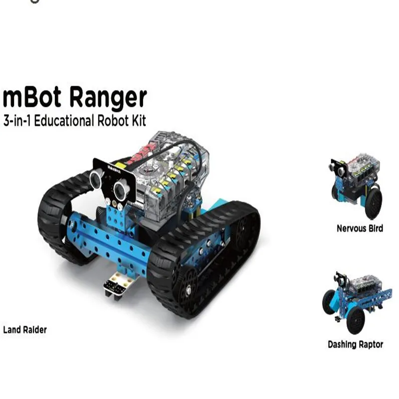 Робот трансформер Makeblock mBot Ranger 3 в 1 Обучающий робот подарок для детей|gifts for children|gift