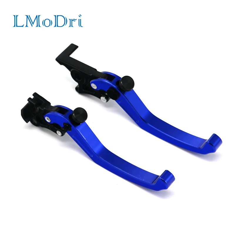 

LMoDri New Motorcycle Brake Lever Scooter Moped Accessories For GY6 Refit Adjustable CNC Disc/Drum Hand Brake-horns 6 Color