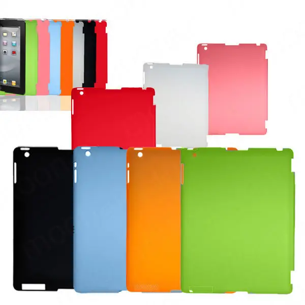 

2015 New  8 Colors Colourful Slim Back Case Suits Smart Cover Partner for iPad 2 3 The New iPad DA0005