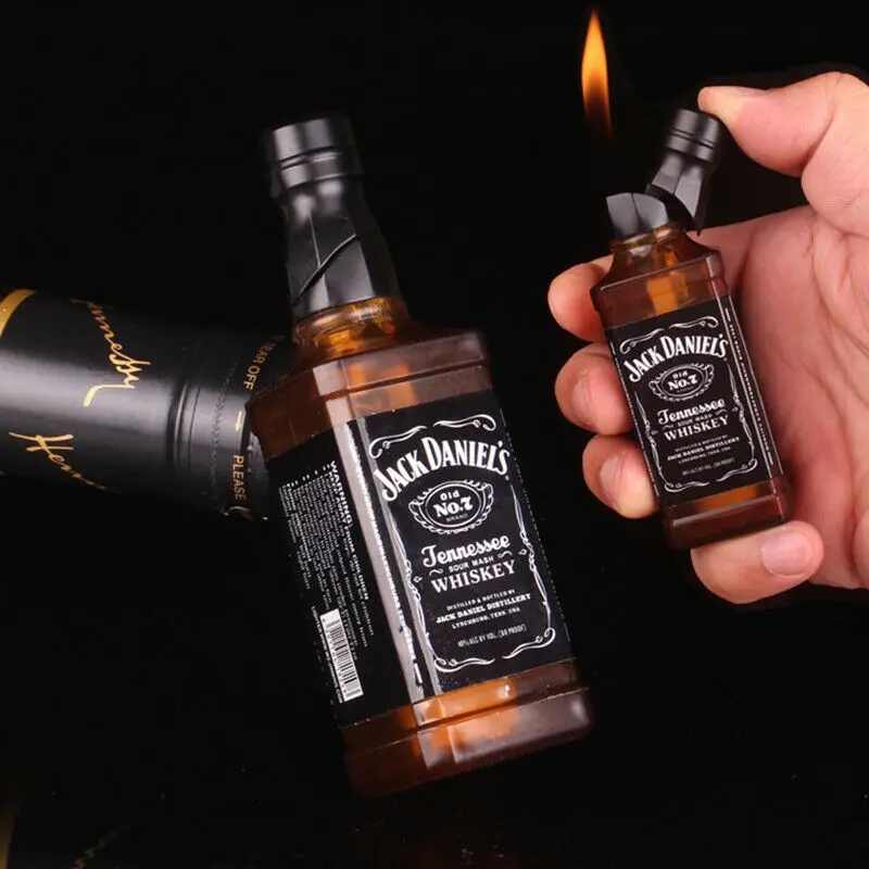 

Creative Whisky Wine Bottle Car Ornament Accessories Cigarette Lighter
