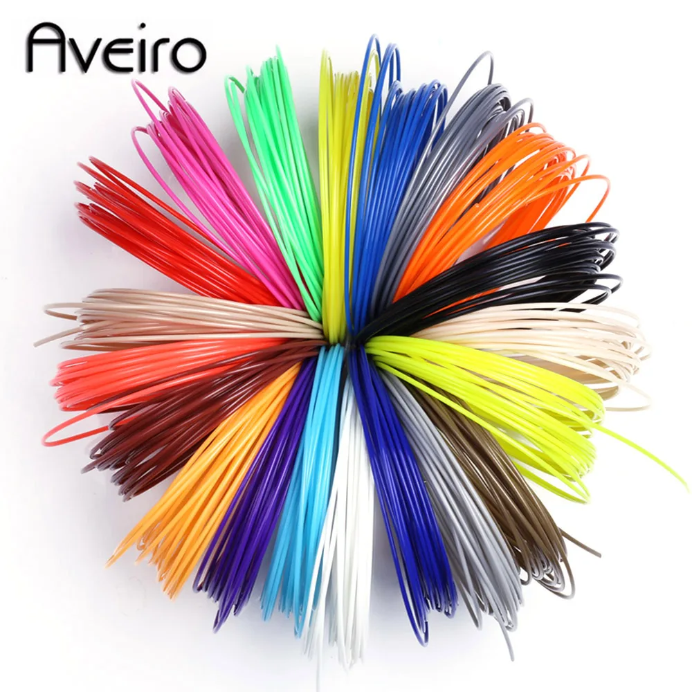 

5 Meter 50M 10 Color Or 100 M 20 Colors 3D Printing Materials 3 d Pen Filament Plastic For Kids DIY Birthday Gift
