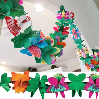 

Ribbon Bunting Lahua Party Decoration Banner Garland Flag Banner Birthday Gift Wedding Decoration Prop DIY 90cm Long Mix Color