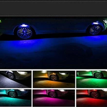 Alonea 4 шт. автомобиль грузовик светодиодное колесо огни подсветка для шин набор для перманентного макияжа бровей декоративная лампа атмосферу лампы для Тюнинг автомобилей