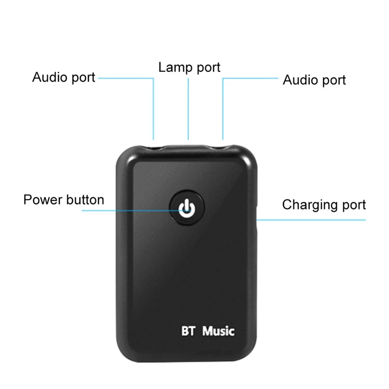 DISOUR 2 в 1 беспроводной Bluetooth аудио передатчик ТВ-приемник автомобильный музыкальный приемник Универсальный музыкальный адаптер для