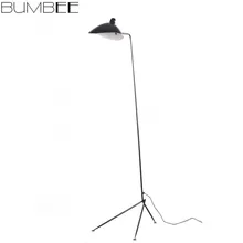 Американский Ретро напольный светильник в виде утки Serge Mouille танцевальные когти, светодиодный напольный светильник для гостиной, креативный прикроватный Торшер для спальни