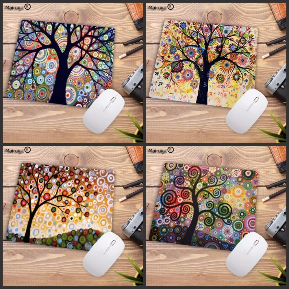 

Mairuige Beautiful Tree art mouse pad gaming mousepad Natural rubber gamer mouse mat pad game computer desk padmouse play mat